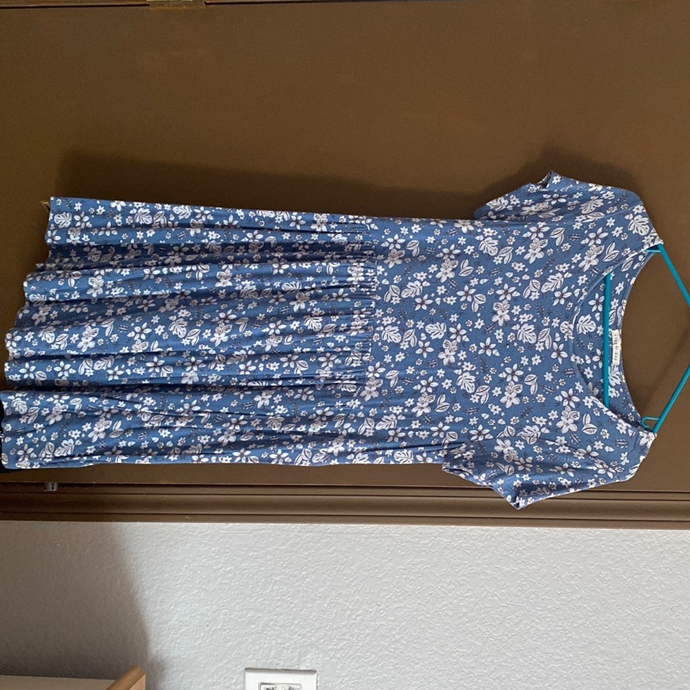 Blue Medium Copper Key Dress